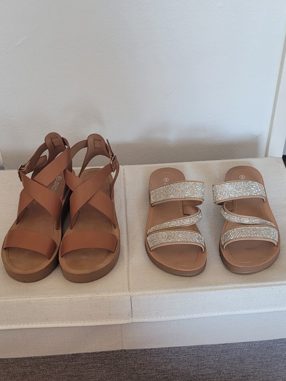 2 Pairs Of Sandals